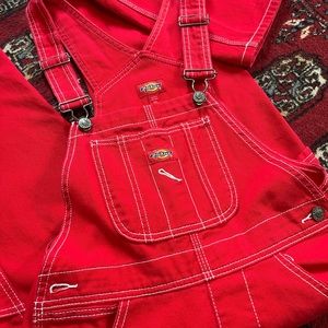 Red Dickies Overalls